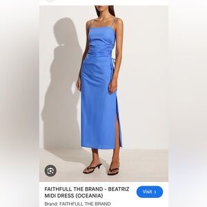 NWT faithfull the brand Beatriz dress